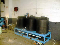 portable wash pads, fluid containment, water containment
