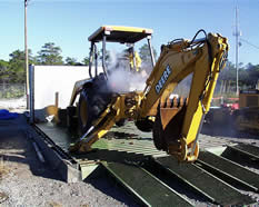 portable wash pads, fluid containment, water containment