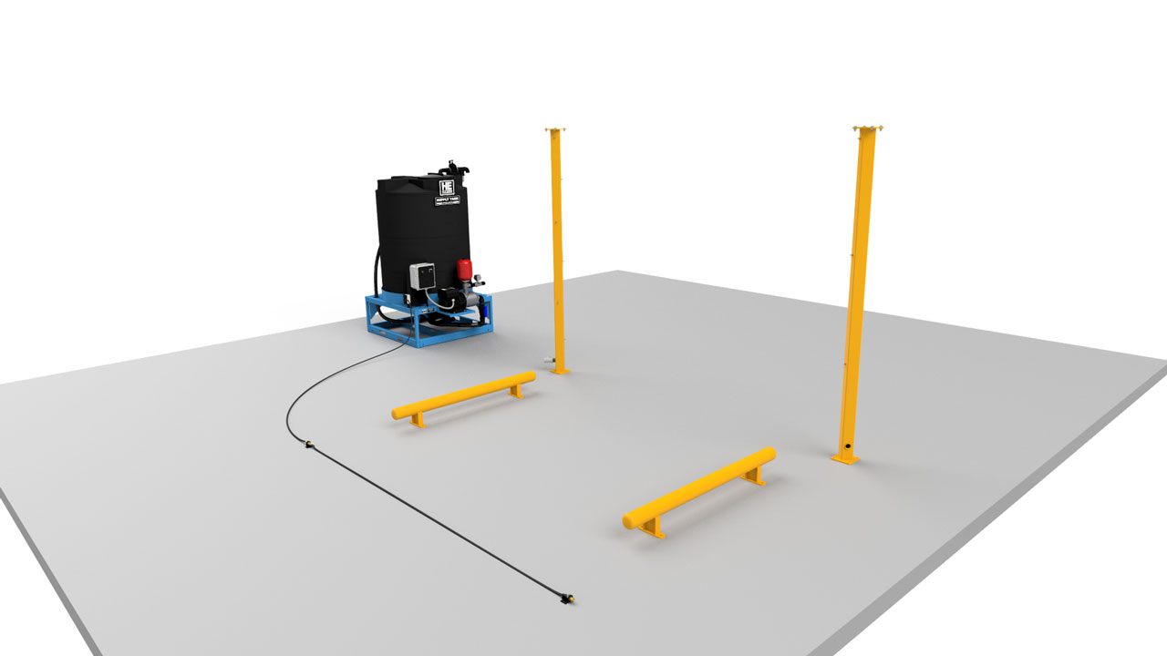 Drive Through Rinse System