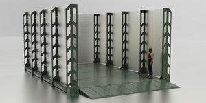 New high wind load tollerant walls