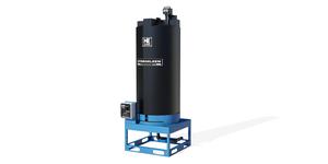Coalescing filter oil water separator