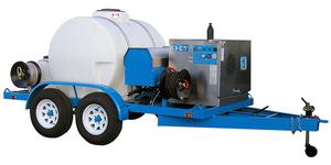 Pressure washer trailer packages