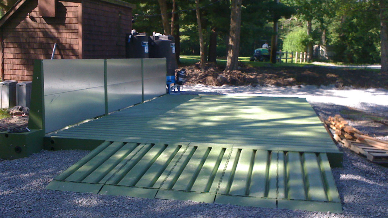 Golf Cart Wash Rack