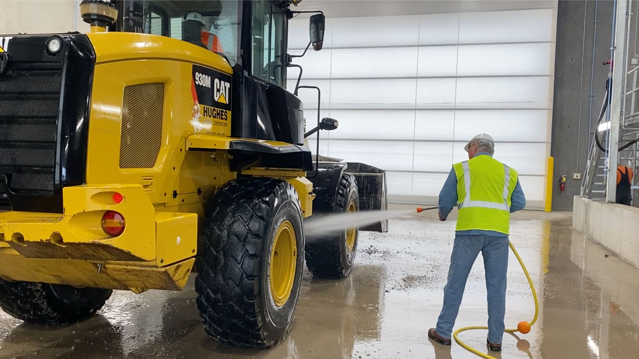 Permanent Wash Bay Water Cannons