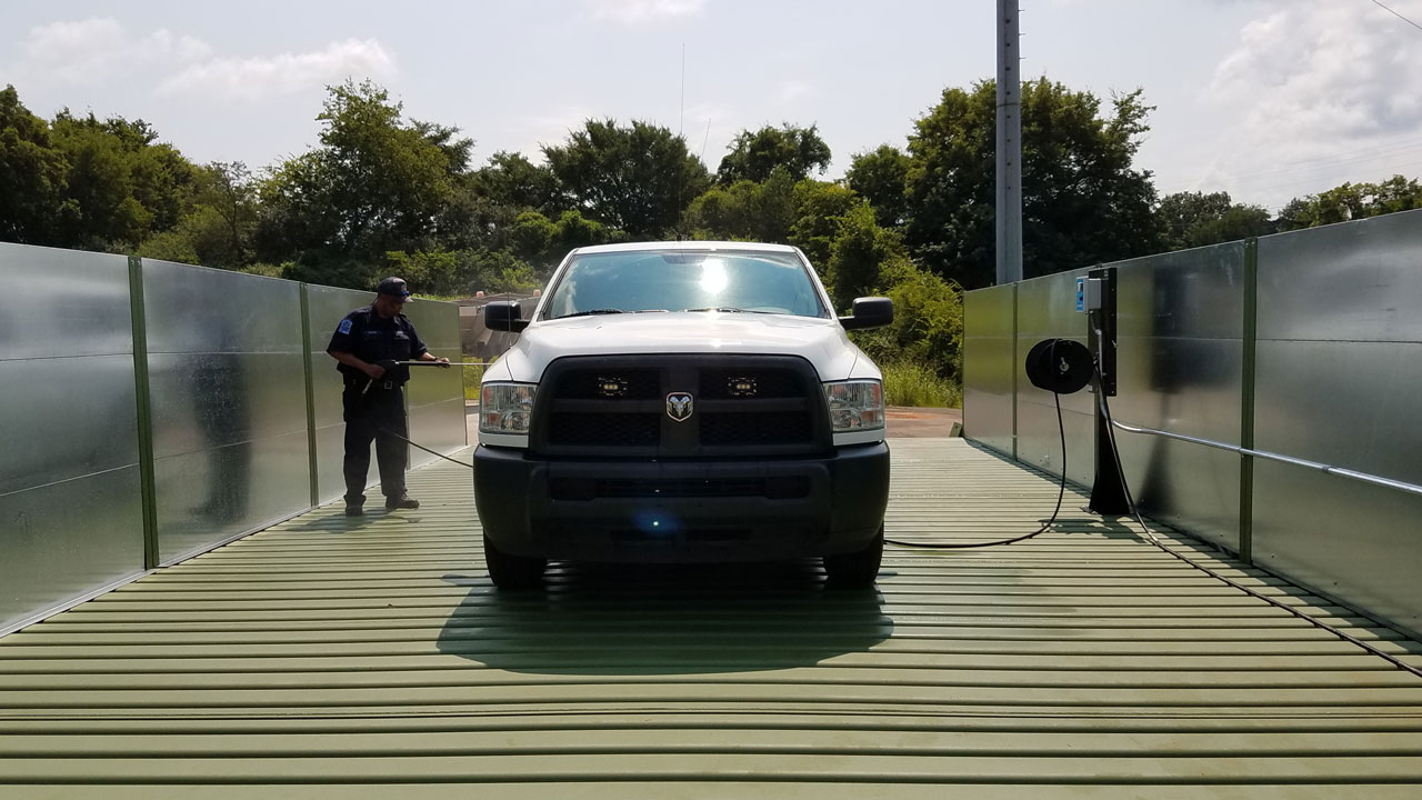 Portable wash rack